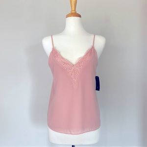 Melrose and Market V-Neck Camisole - Blush/Pink - Adjustable Straps - Medium NWT